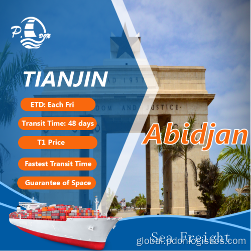 Sea Freight From Tianjin To Abidjan